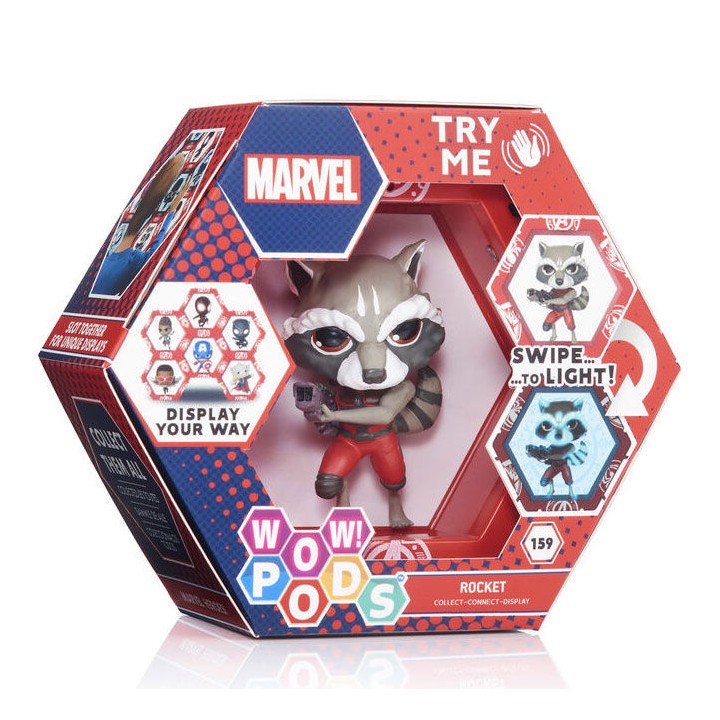 Figura led WOW! POD Rocket Raccoon Marvel