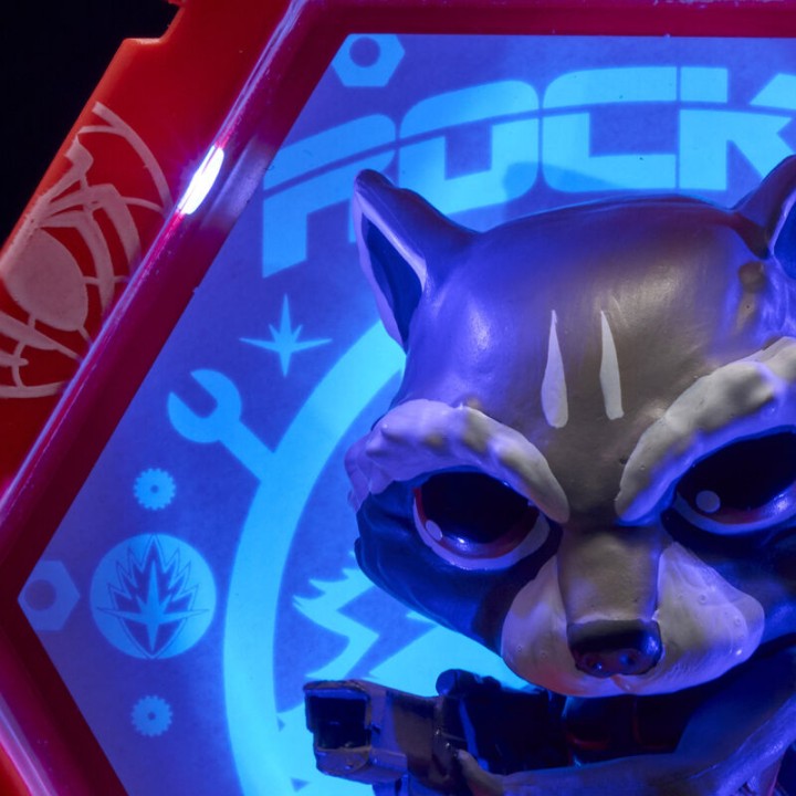 Figura led WOW! POD Rocket Raccoon Marvel