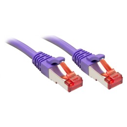 Lindy Rj45/Rj45 Cat6 3m cable de red Violeta S/FTP (S-STP)