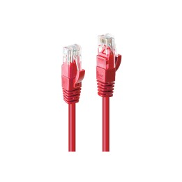 Lindy 48031 cable de red Rojo 0,5 m Cat6 U/UTP (UTP)