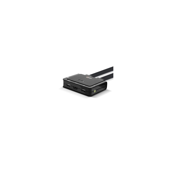 Lindy 42340 interruptor KVM Negro