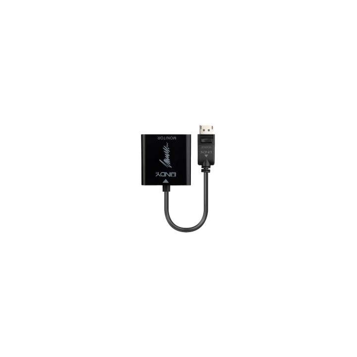 Lindy 41068 adaptador de cable de vÍ­deo 1,5 m DisplayPort HDMI tipo A (Estándar) Negro