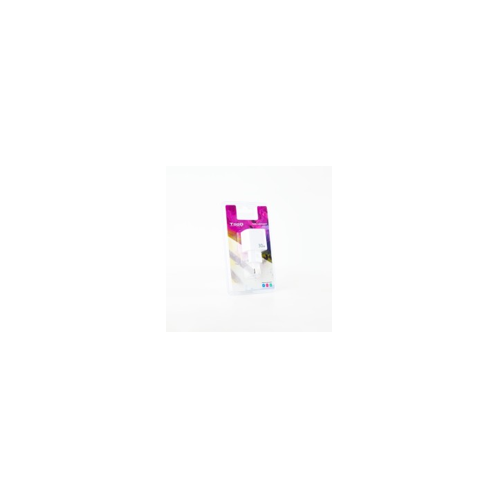 TooQ Cargador de Pared GAN USB-C/PD 30W, Blanco