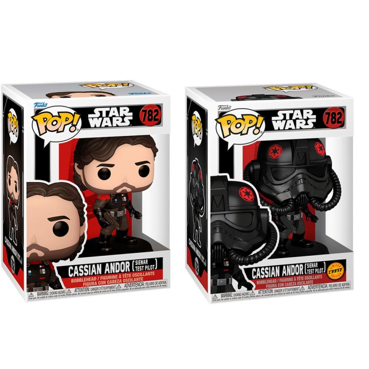 Figura POP Star Wars Cassian Andor Sienar Test Pilot 5 + 1 Chase