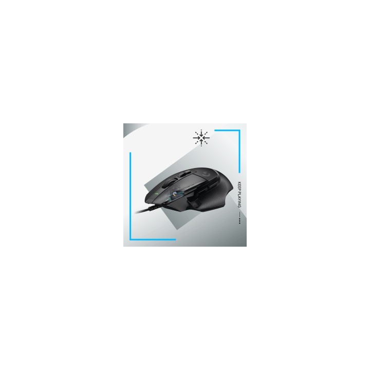 Logitech G G502 X ratón mano derecha USB tipo A Í“ptico 25600 DPI