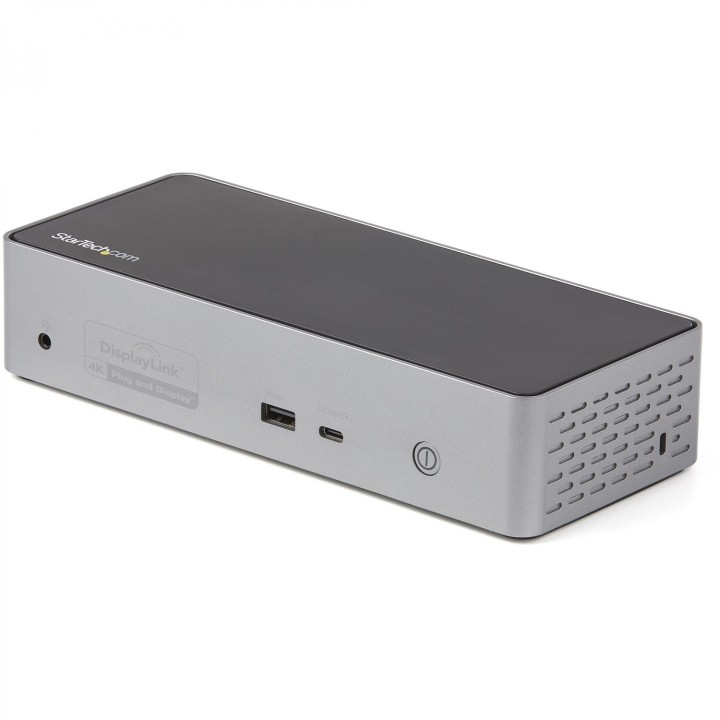 StarTech.com Mini Docking Station USB-C - Replicador de Puertos para 4 Monitores DisplayPort y HDMI 4K 60Hz - con PD de 100W -