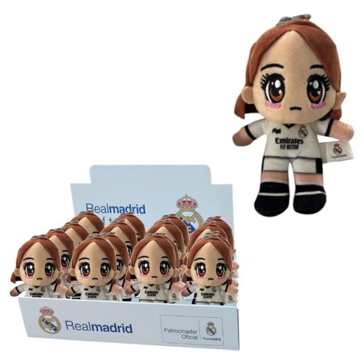 Peluche chica Real Madrid 12cm