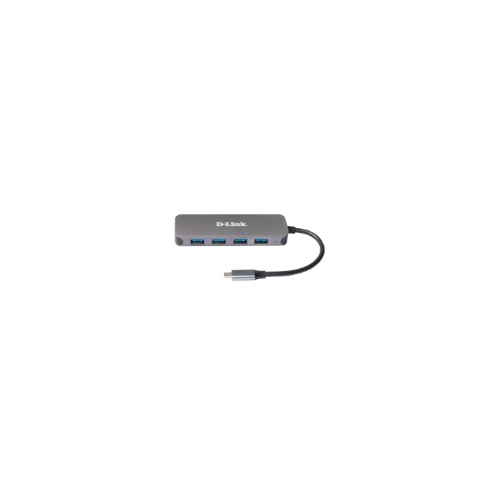 D-Link DUB-2340 hub de interfaz USB Tipo C 5000 Mbit/s Gris