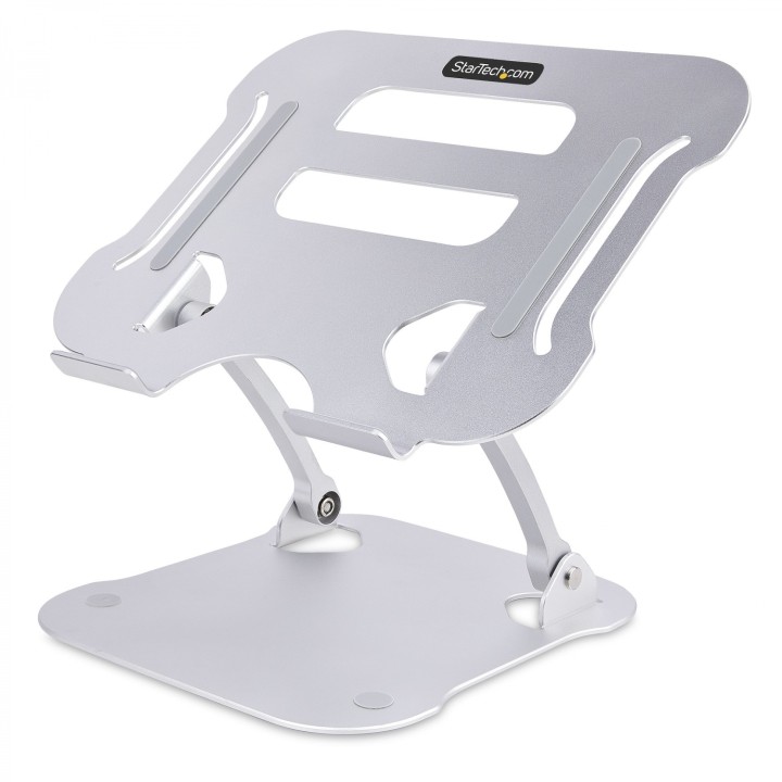 StarTech.com Soporte Ergonómico de Ordenador para Sobremesa - Base Soporte Ergonómico para Portátil de Altura Ajustable -