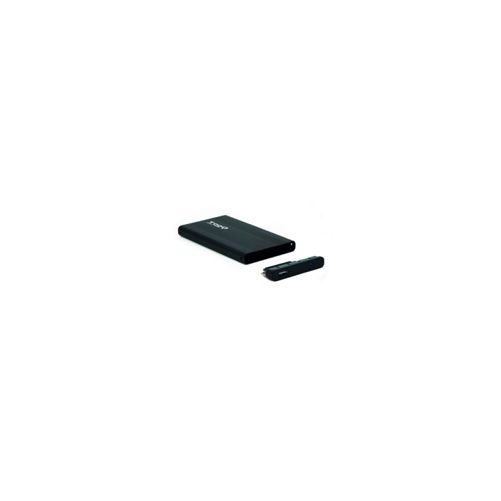 TooQ CAJA HDD 2.5" SATA A USB 2.0 NEGRA