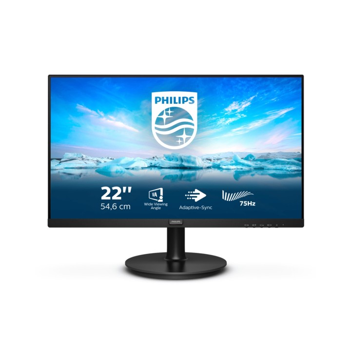 Philips V Line 222V8LA/00 pantalla para PC 54,6 cm (21.5") 1920 x 1080 Pixeles Full HD LCD Negro