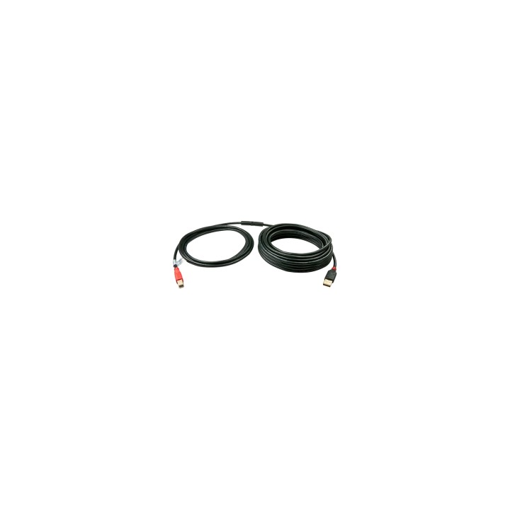 Lindy 42762 cable USB 15 m USB 2.0 USB A USB B Negro, Rojo