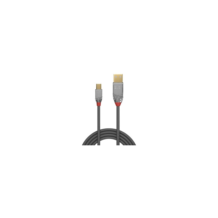 Lindy 36633 cable USB 3 m USB 2.0 USB A Mini-USB B Gris