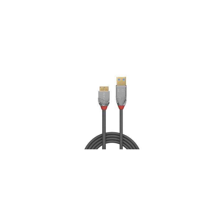 Lindy 36656 cable USB 0,5 m USB 3.2 Gen 1 (3.1 Gen 1) USB A Micro-USB B Gris