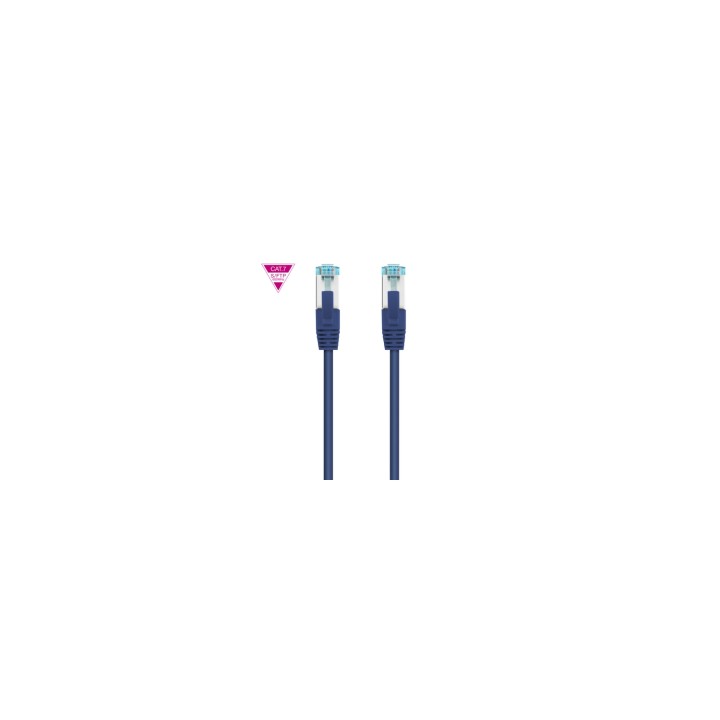 Nanocable Cable de Red Cat.7 600MHZ LSZH SFTP PIMF AWG26, Azul, 50 cm