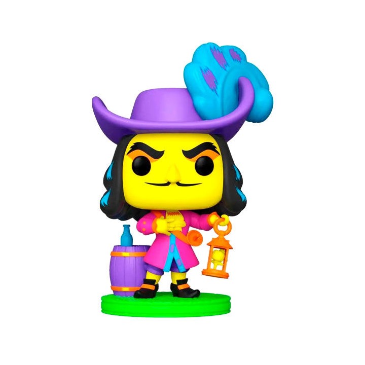 Figura POP Disney Villains Hook Black Light Exclusive