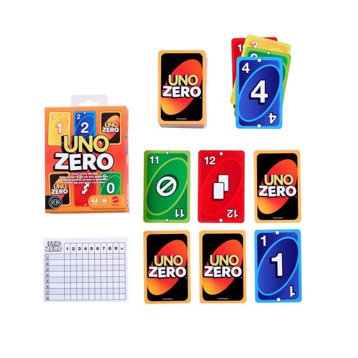Juego cartas UNO Zero