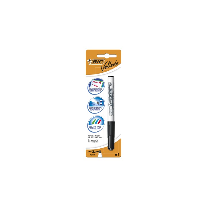 BIC Velleda marcador 1 pieza(s) Negro
