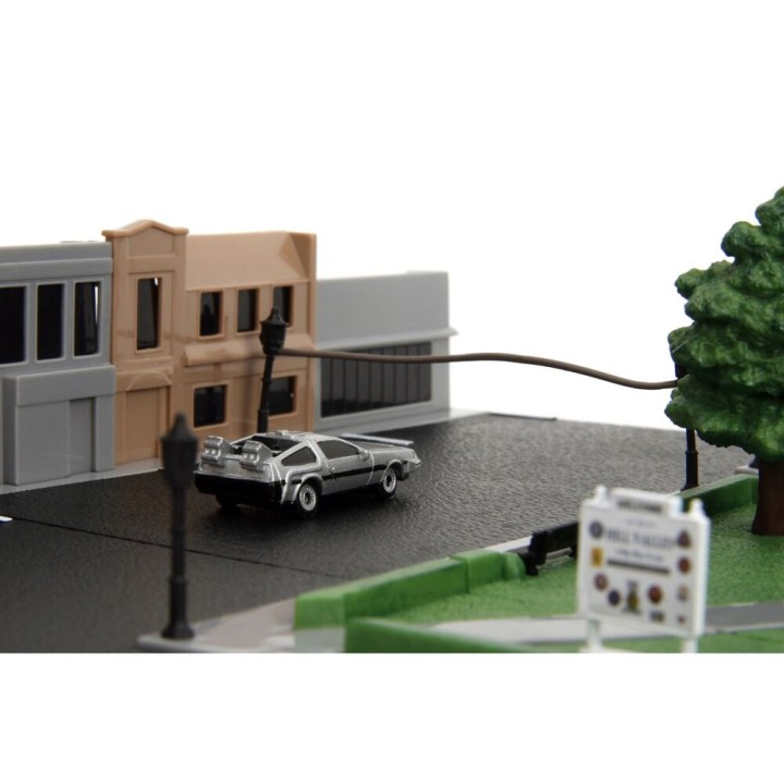 Replica Diorama Plaza de la Corte de Hill Valley Regreso al Futuro