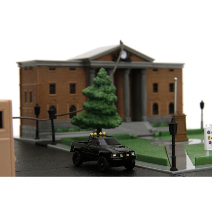 Replica Diorama Plaza de la Corte de Hill Valley Regreso al Futuro