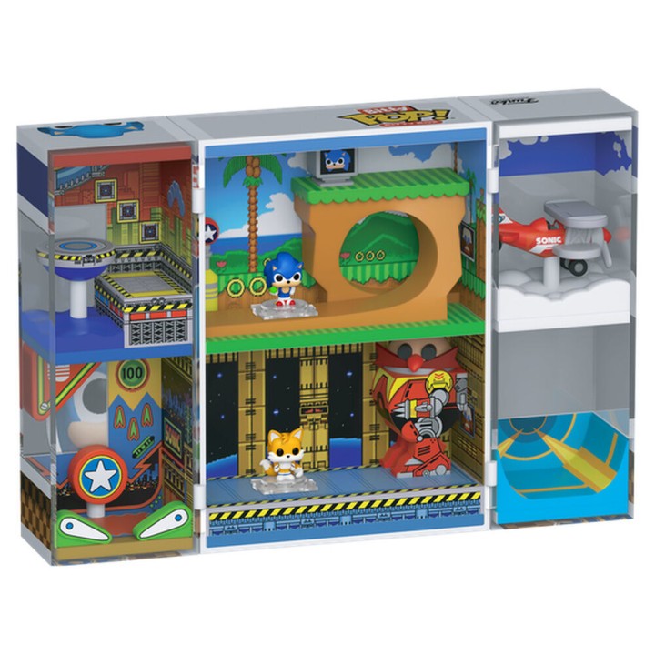Figura Bitty POP Boxes Sonic The Hedgehog Sonic 2 diorama Set