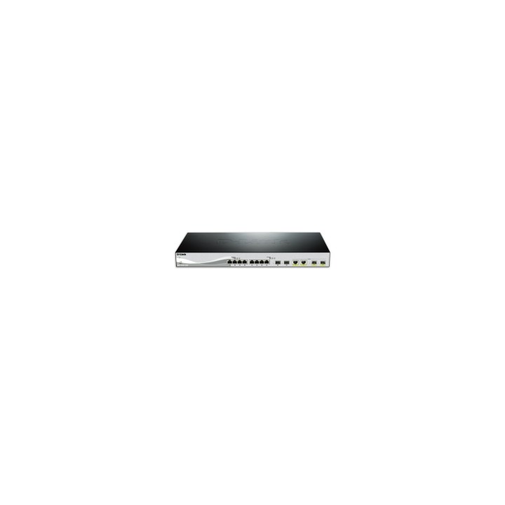 D-Link DXS-1210-12TC/E switch Gestionado L2 10G Ethernet (100/1000/10000) 1U Negro, Plata