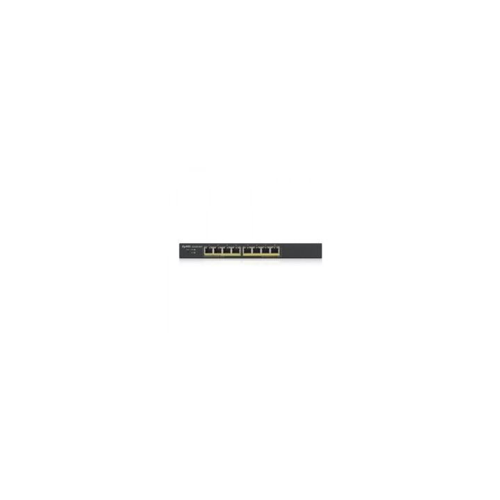 Zyxel GS1900-8HP v3 PoE Gestionado L2 Gigabit Ethernet (10/100/1000) EnergÍ­a sobre Ethernet (PoE) Negro