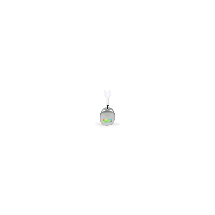 Gembird BHP-LED-02-W auricular y casco Auriculares Inalámbrico Diadema Llamadas/Música Bluetooth Blanco