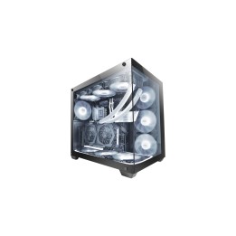 Mars Gaming MCV4 Negro Torre Gaming Custom XXL E-ATX Ventana Cristal Templado Lateral y Frontal Sin Marco Estructura Modular