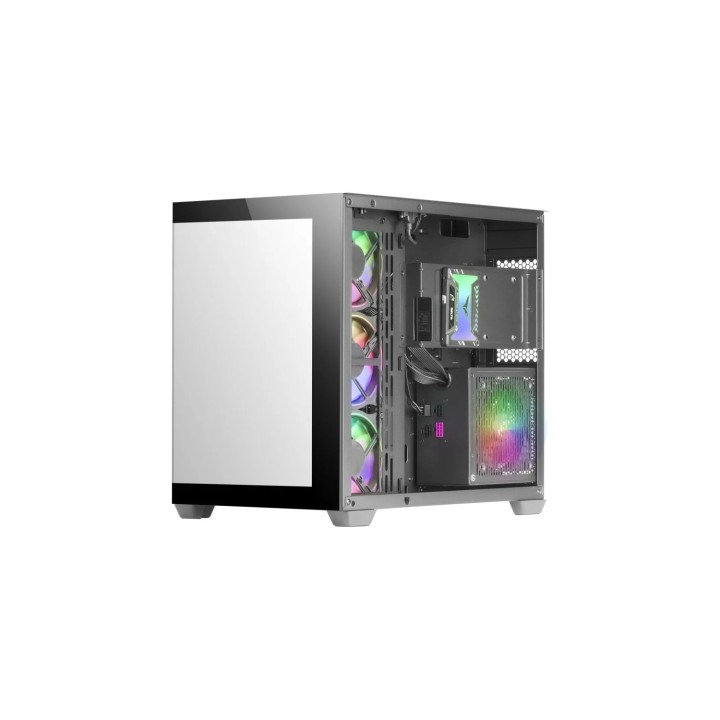 Mars Gaming MCV4 Negro Torre Gaming Custom XXL E-ATX Ventana Cristal Templado Lateral y Frontal Sin Marco Estructura Modular