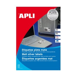 APLI 01227 etiqueta de impresora Blanco Etiqueta para impresora autoadhesiva