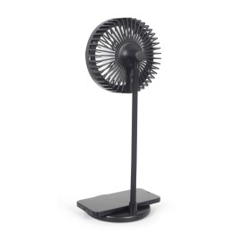 Gembird TA-WPC10-LEDFAN-01 ventilador Negro
