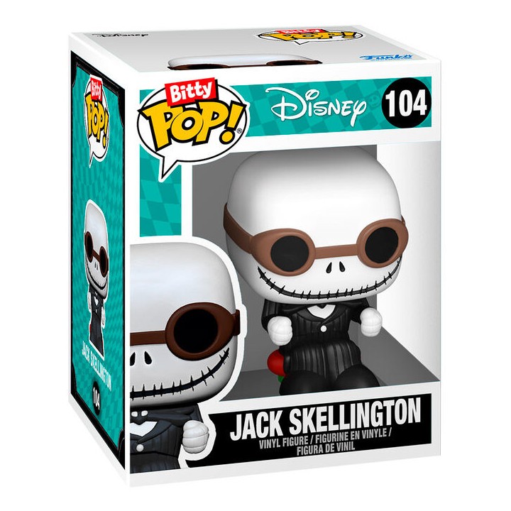 Figura Bitty POP Ride Disney Pesadilla Antes de Navidad Jack Skellington with Snowmobile