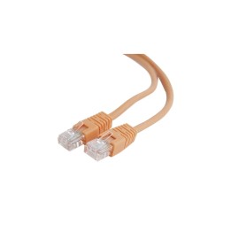 LATIGUILLO GEMBIRD CAT 5E UTP 0.25METROS NARANJA PP12-0.25M/O