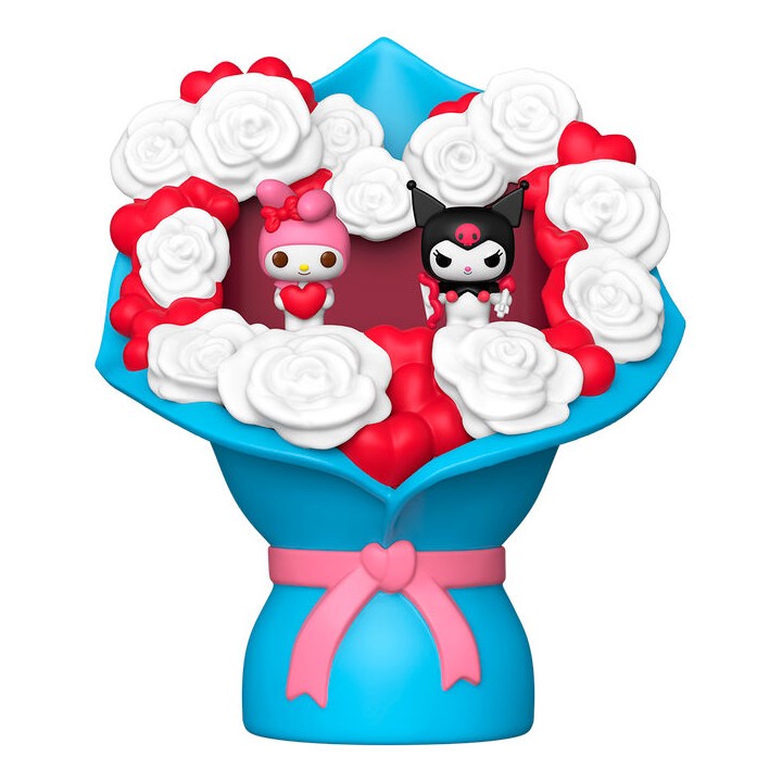 Figura Bitty POP Bouquet Hello Kitty My Melody and Kuromi San Valentin