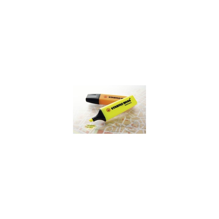STABILO BOSS Original marcador 1 pieza(s) Punta de cincel Amarillo