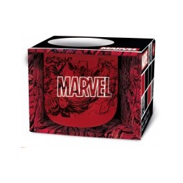Taza desayuno de cerámica Marvel 400ml  patter (en caja regalo)