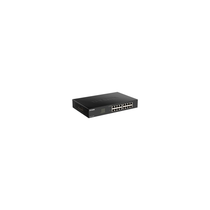 D-Link DGS-1100-16V2 switch Gestionado L2 Gigabit Ethernet (10/100/1000) Negro