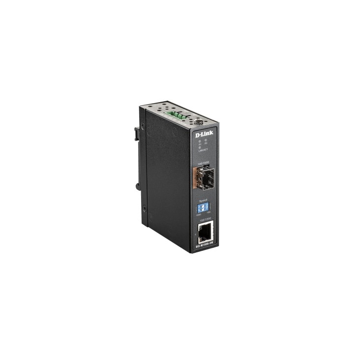 D-Link DIS-M100G-SW convertidor de medio 4000 Mbit/s Multimodo, Monomodo Negro