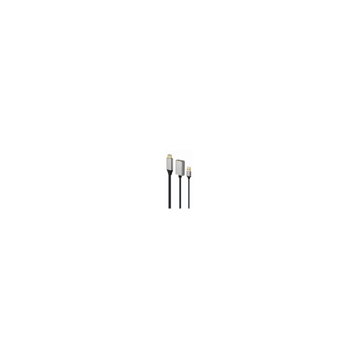 Gembird A-HDMIM-DPF-02 adaptador de cable de vÍ­deo 0,1 m HDMI tipo A (Estándar) DisplayPort Negro
