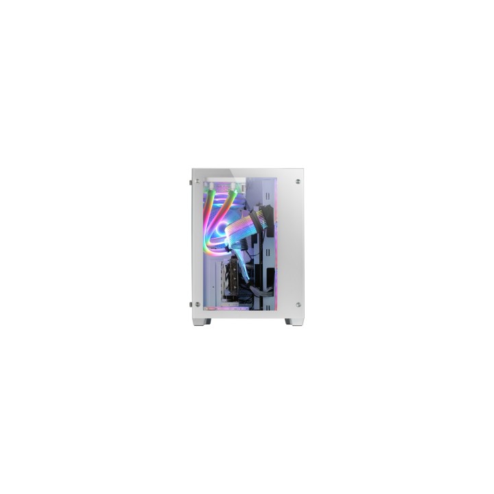 Mars Gaming MCV3 Blanco Torre Gaming Custom XXL E-ATX Ventana Cristal Templado Lateral y Frontal Estructura Modular Doble Cámara