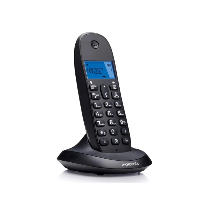 TELEFONO FIJO INALAMBRICO MOTOROLA C1001 CB+ NEGRO