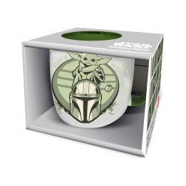 Taza cerámia .elite 380ml Grogu Mandalorian en caja regalo