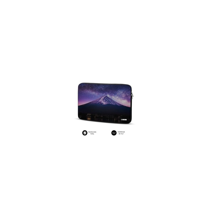 SUBBLIM Funda Ordenador Neopreno Trendy Sleeve Neo Mountain 15,6"