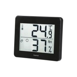 Hama Termómetro e Higrómetro Digital (Control de humedad y temperatura de interiores, Almacenamiento de datos)