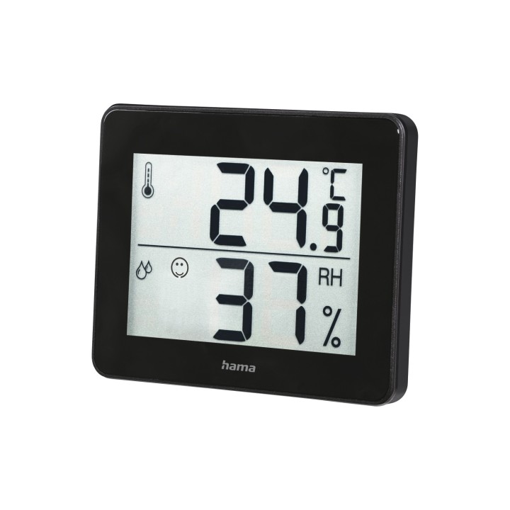 Hama Termómetro e Higrómetro Digital (Control de humedad y temperatura de interiores, Almacenamiento de datos)