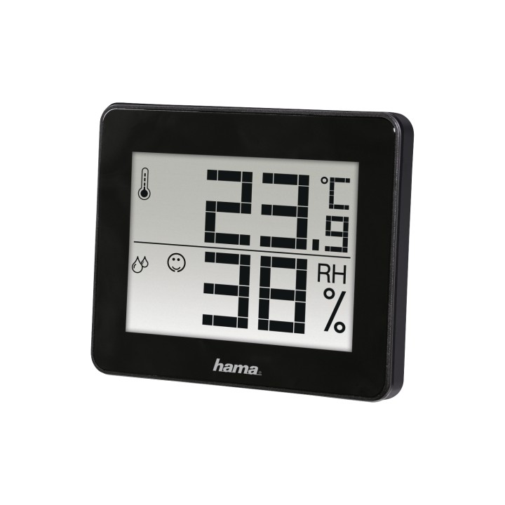 Hama Termómetro e Higrómetro Digital (Control de humedad y temperatura de interiores, Almacenamiento de datos)