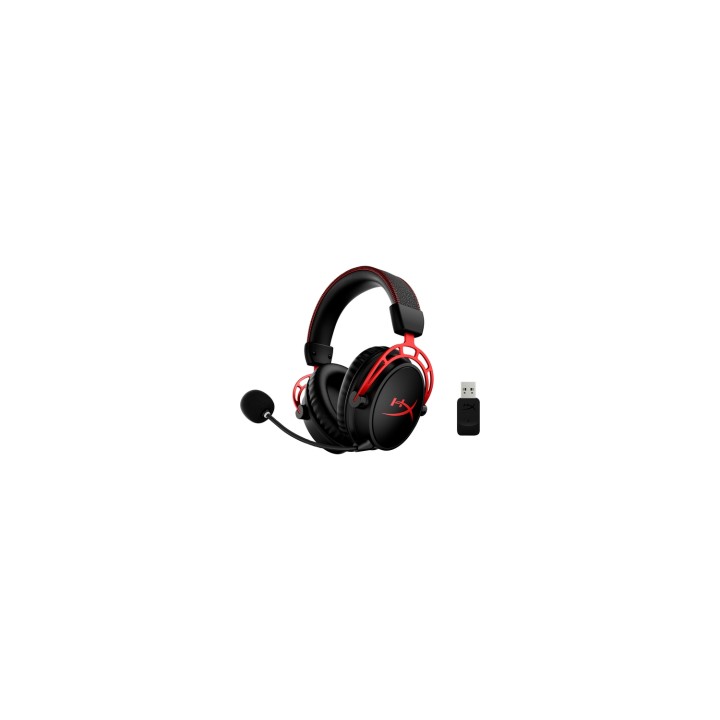 HyperX Cloud Alpha - Auriculares inalámbricos gaming (negro y rojo)