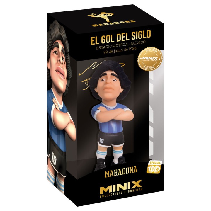 Figura Minix Gol Del Siglo Maradona 12cm