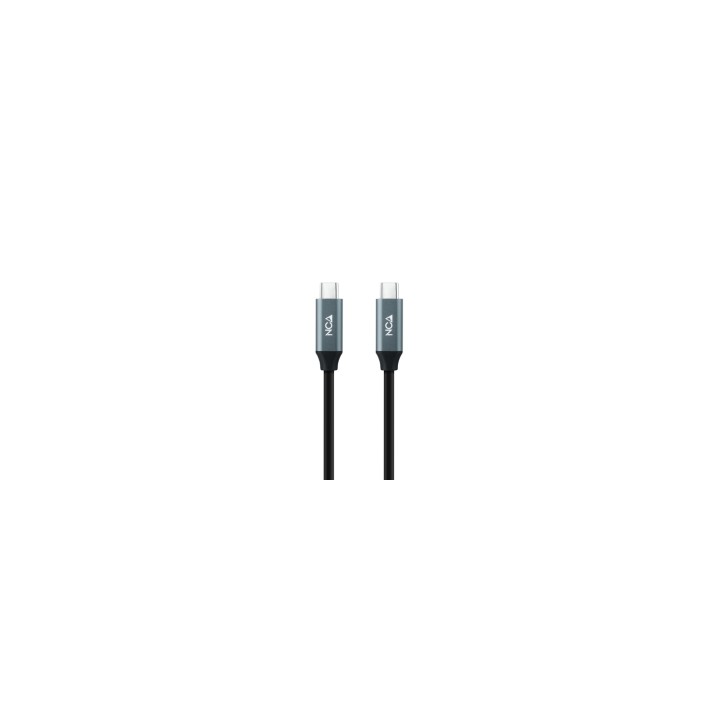 Nanocable Cable USB 3.2 Gen2x2 20Gbps 5A/100W 4K/60Hz USB-C/M-USB-C/M, 1 m